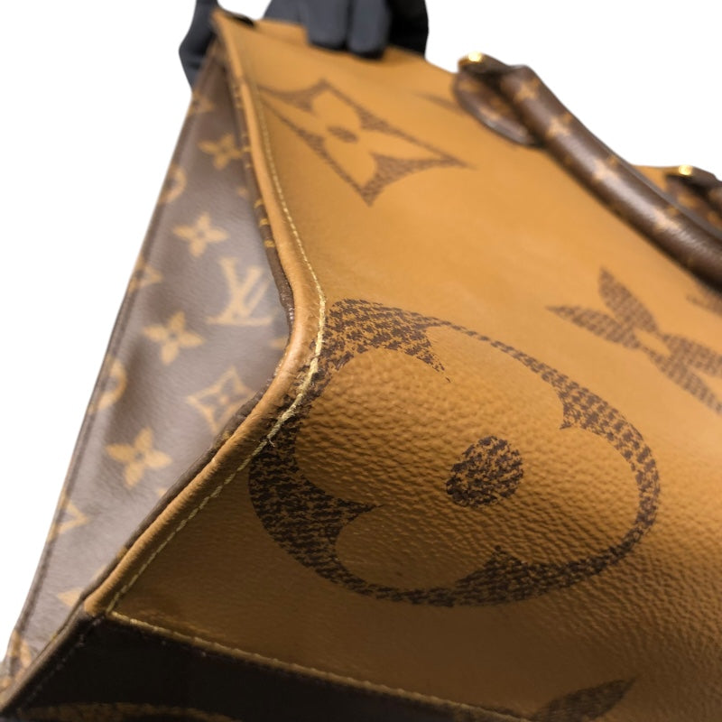 ルイ・ヴィトン LOUIS VUITTON オンザゴーMM M45321 モノグラム モノグラムジャイアント・リバース レディース ハンドバッグ