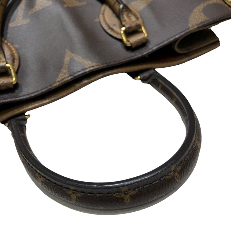 ルイ・ヴィトン LOUIS VUITTON オンザゴーMM M45321 モノグラム モノグラムジャイアント・リバース レディース ハンドバッグ