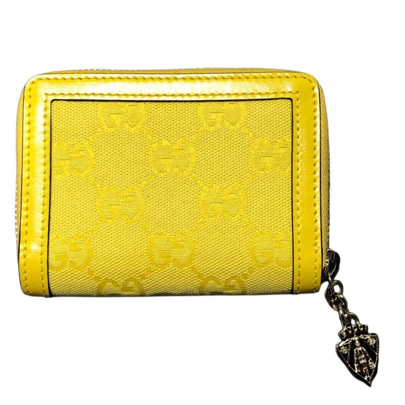 グッチ GUCCI GGキャンバス コインパース 790037 イエロー GGキャンバス レディース コインケース