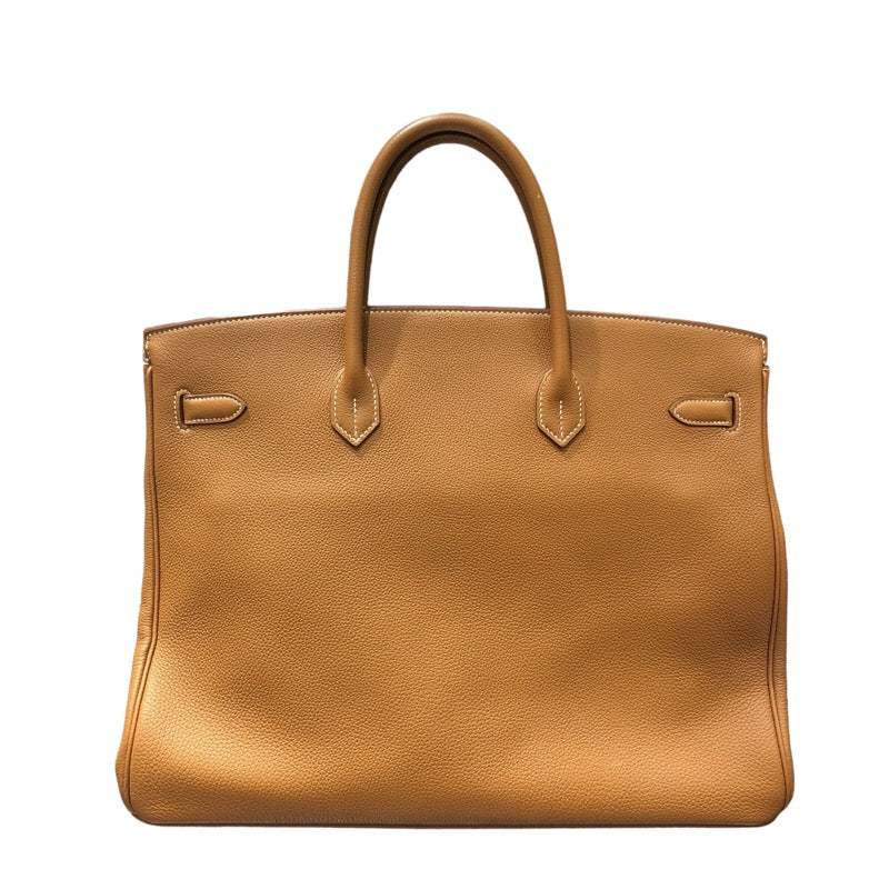 エルメス HERMES バーキン40 U刻印 ゴールド シルバー金具 トゴ メンズ