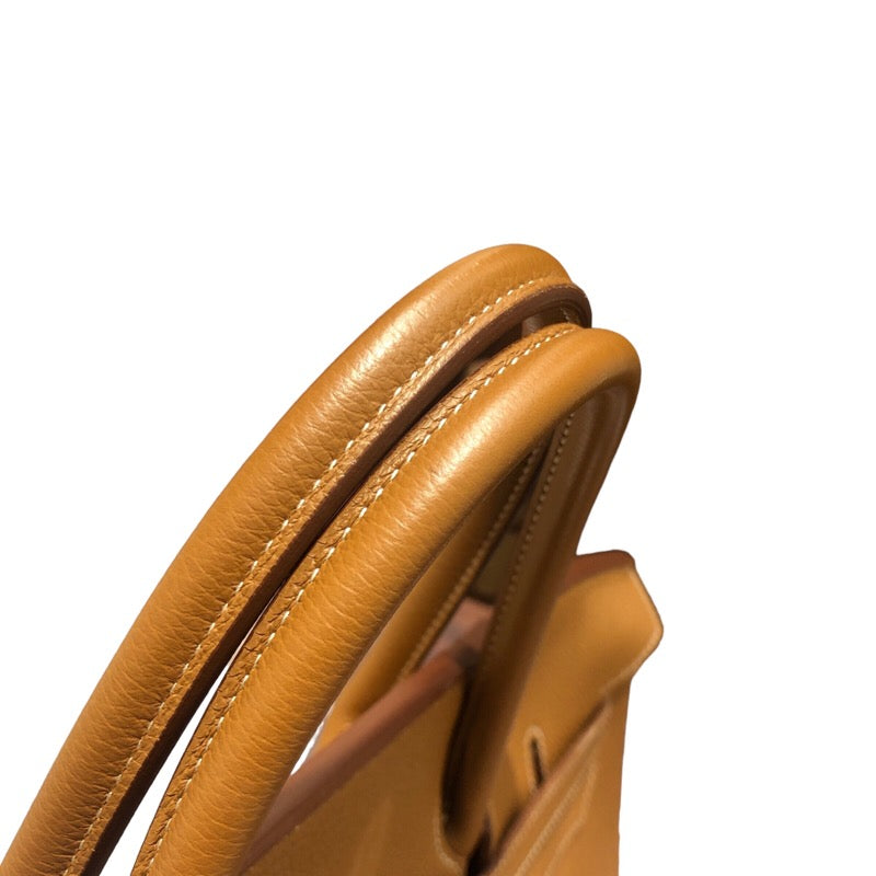 エルメス HERMES バーキン40 U刻印 ゴールド シルバー金具 トゴ メンズ