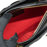 クリスチャン・ディオール Christian Dior レディディオールミディアム ブラック ラム/カナージュ レディース ショルダーバッグ