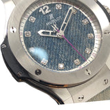 ウブロ HUBLOT ビッグバン ジーンズ 世界100本 343.SX.2719.NR.WTY16 ブルー TI/SS 自動巻き メンズ 腕時計