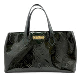 ルイ・ヴィトン LOUIS VUITTON ウィルシャーPM M93684 ブルーニュイ モノグラム・ヴェルニ レディース ハンドバッグ