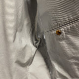 エルメス HERMES ストラップ長袖シャツジャケット ブルー コットン メンズ その他アウター