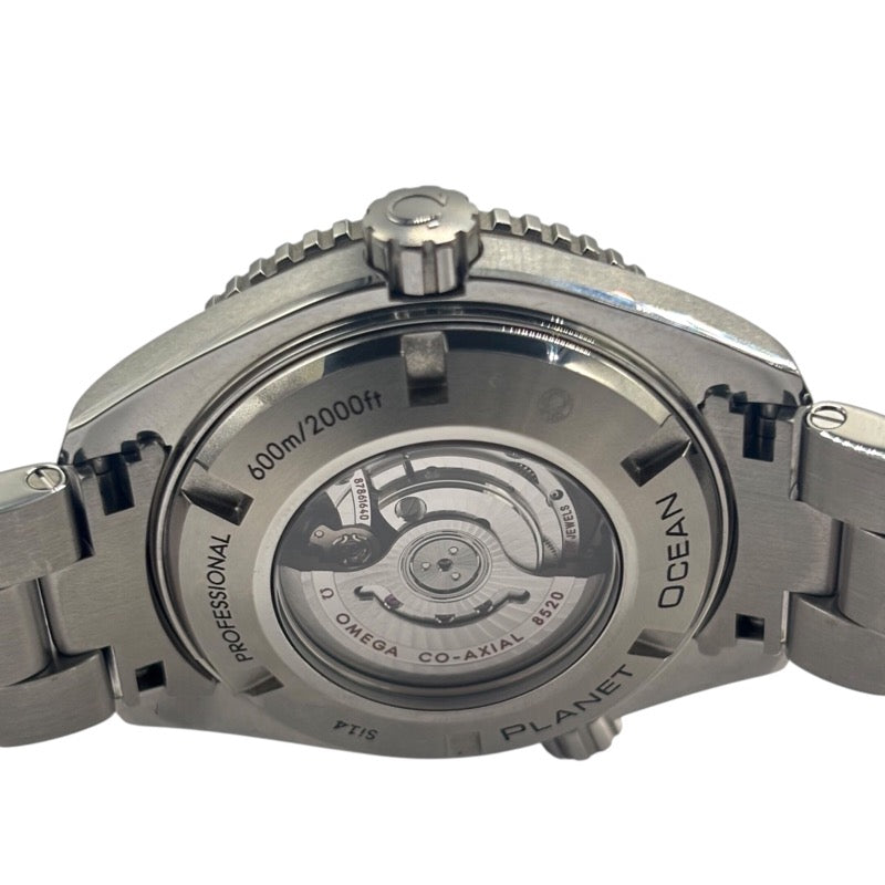 オメガ OMEGA シーマスタープラネットオーシャン600M コーアクシャル クロノメーター 232.30.38.20.01.001 ブラック SS メンズ 腕時計