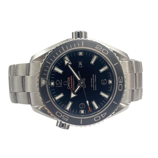 オメガ OMEGA シーマスタープラネットオーシャン600M コーアクシャル クロノメーター 232.30.38.20.01.001 ブラック SS メンズ 腕時計