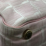 シャネル CHANEL ニュートラベルライントートMM A15991 ピンク ナイロンジャガード レディース トートバッグ