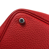 エルメス HERMES ピコタンロックPM X刻 ルージュトマト シルバー金具 トリヨンクレマンス レディース ハンドバッグ