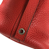 エルメス HERMES ピコタンロックPM X刻 ルージュトマト シルバー金具 トリヨンクレマンス レディース ハンドバッグ