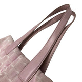 シャネル CHANEL ニュートラベルライントートMM A15991 ピンク ナイロンジャガード レディース トートバッグ