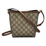 グッチ GUCCI GGエンブレム ナノバケットバッグ 847090 ベージュ GGスプリームキャンバス レディース ショルダーバッグ