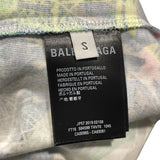 バレンシアガ BALENCIAGA 総柄半袖Tシャツ マルチカラー コットン メンズ 半袖Ｔシャツ