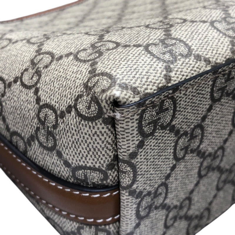 グッチ GUCCI GGエンブレム ナノバケットバッグ 847090 ベージュ GGスプリームキャンバス レディース ショルダーバッグ