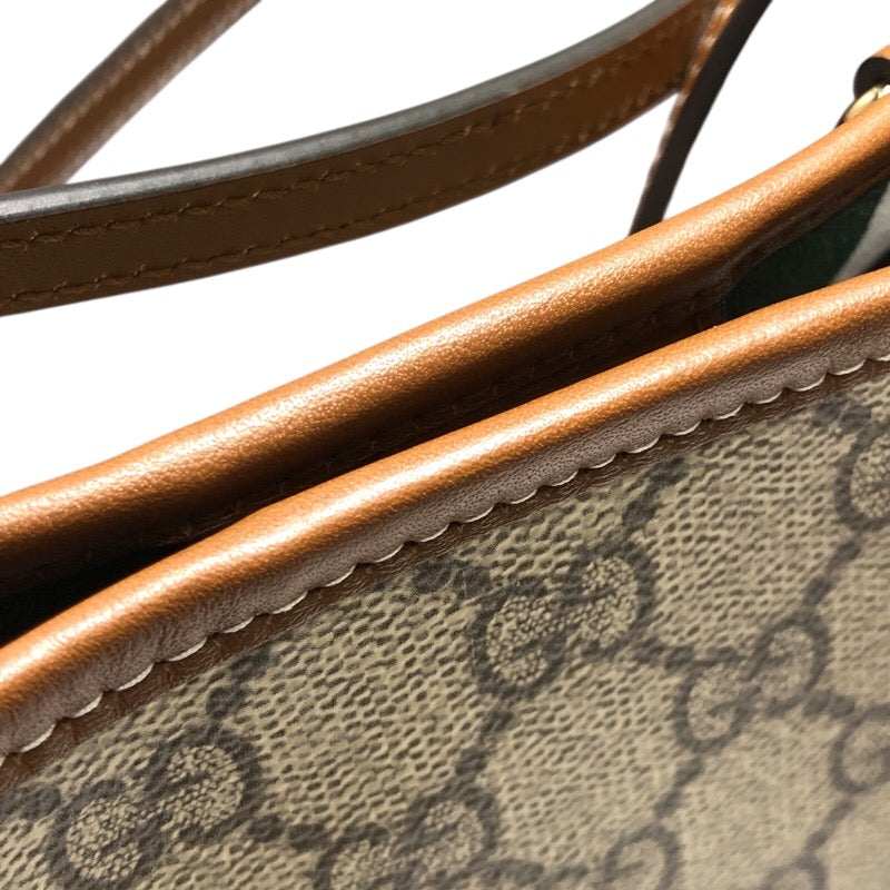 グッチ GUCCI GGエンブレム ナノバケットバッグ 847090 ベージュ GGスプリームキャンバス レディース ショルダーバッグ