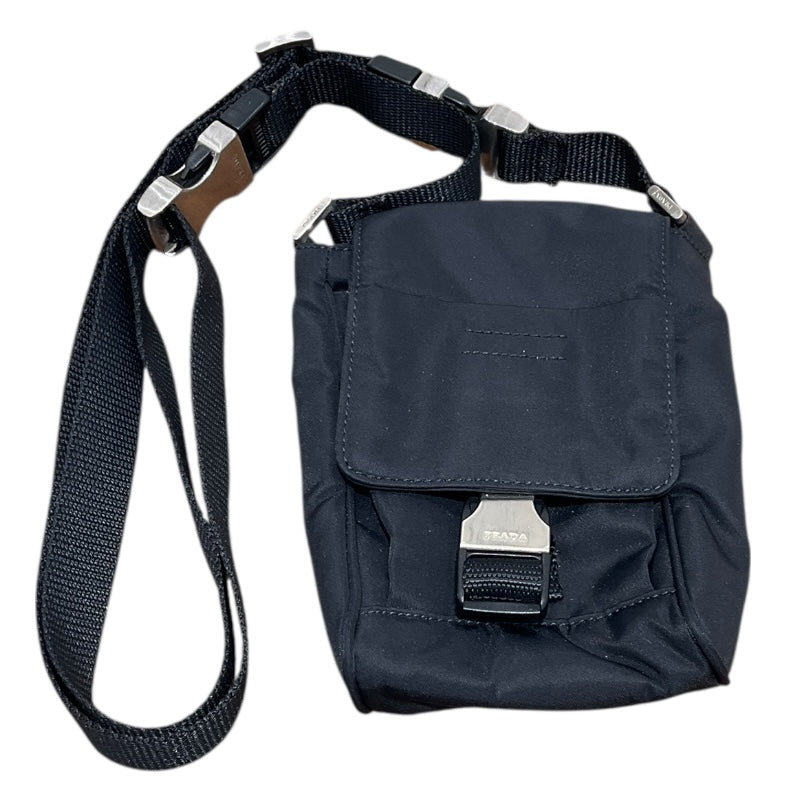 プラダ PRADA ﾅｲﾛﾝ ﾌｫﾝｹｰｽ ブラック ﾅｲﾛﾝ レディース ショルダーバッグ