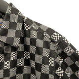 ルイ・ヴィトン LOUIS VUITTON ダミエディストーテッド長袖シャツ HKS71W ブラック コットン メンズ 長袖シャツ