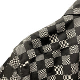 ルイ・ヴィトン LOUIS VUITTON ダミエディストーテッド長袖シャツ HKS71W ブラック コットン メンズ 長袖シャツ