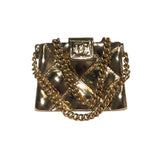 シャネル CHANEL ココマークマトラッセバッグブローチ ゴールド メタル レディース ブローチ