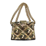 シャネル CHANEL ココマークマトラッセバッグブローチ ゴールド メタル レディース ブローチ