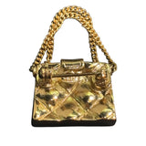 シャネル CHANEL ココマークマトラッセバッグブローチ ゴールド メタル レディース ブローチ