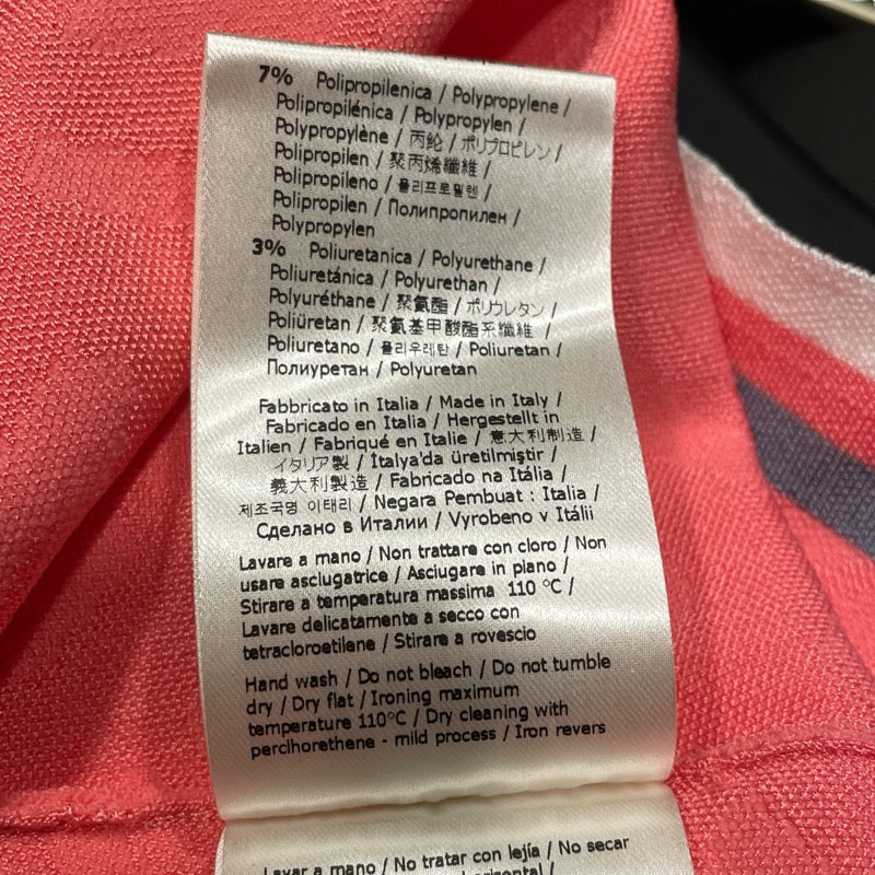 フェンディ FENDI ロゴ総柄ニットキャミソール FZXA5042 ピンク コットン レディース キャミソール