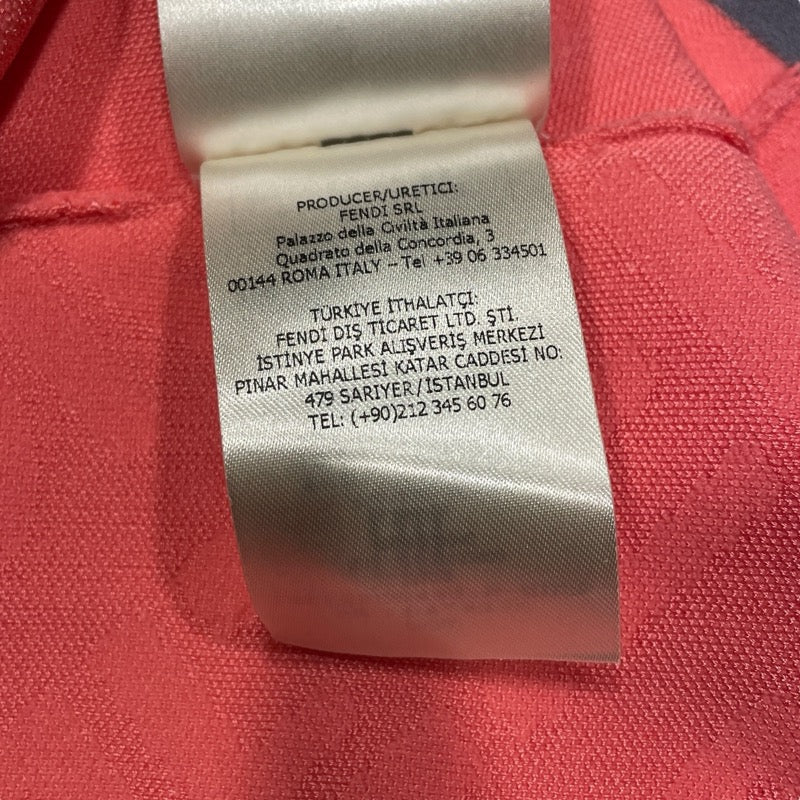 フェンディ FENDI ロゴ総柄ニットキャミソール FZXA5042 ピンク コットン レディース キャミソール