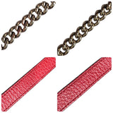 グッチ GUCCI インターロッキングGチェーンウォレット 510314 レッド レザー レディース ショルダーバッグ