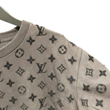 ルイ・ヴィトン LOUIS VUITTON モノグラム総柄半袖Tシャツ HIY74W グレー コットン メンズ 半袖Ｔシャツ