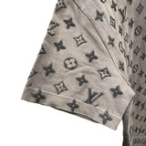 ルイ・ヴィトン LOUIS VUITTON モノグラム総柄半袖Tシャツ HIY74W グレー コットン メンズ 半袖Ｔシャツ