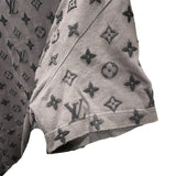 ルイ・ヴィトン LOUIS VUITTON モノグラム総柄半袖Tシャツ HIY74W グレー コットン メンズ 半袖Ｔシャツ