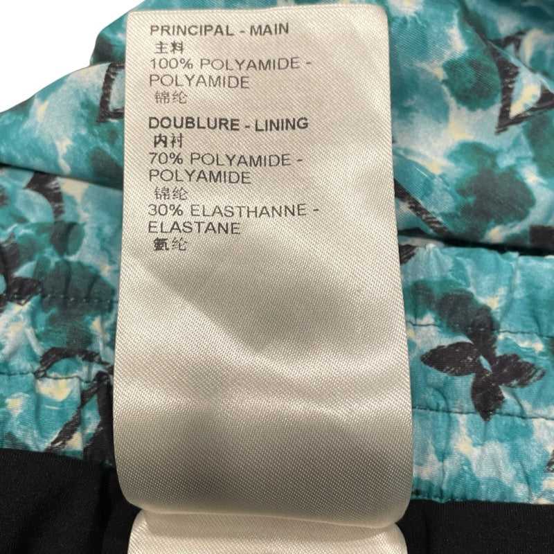 ルイ・ヴィトン LOUIS VUITTON モノグラム総柄スイムハーフパンツ HPW03W ブルー ポリアミド メンズ ショートパンツ