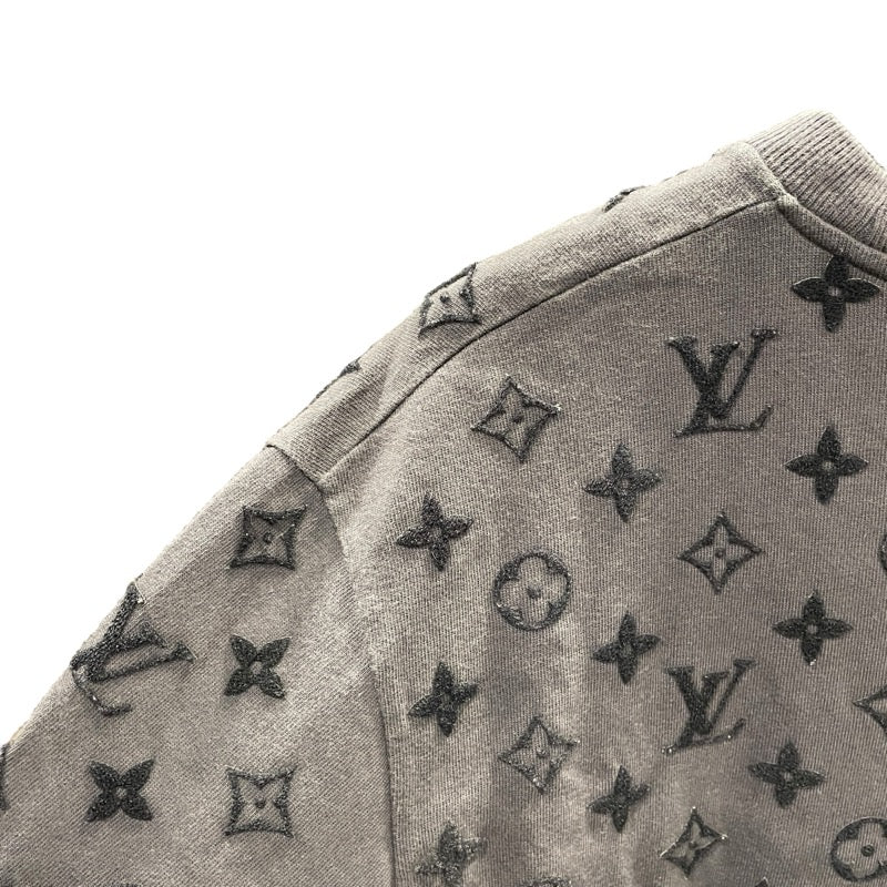 ルイ・ヴィトン LOUIS VUITTON モノグラム総柄半袖Tシャツ HIY74W グレー コットン メンズ 半袖Ｔシャツ