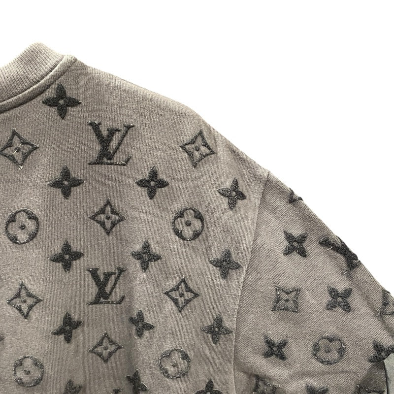 ルイ・ヴィトン LOUIS VUITTON モノグラム総柄半袖Tシャツ HIY74W グレー コットン メンズ 半袖Ｔシャツ
