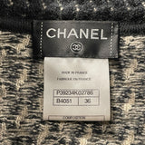 シャネル CHANEL ツイードニットジャケット P39234 ブラック モヘア レディース その他アウター