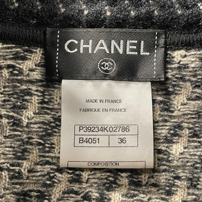 シャネル CHANEL ツイードニットジャケット P39234 ブラック モヘア レディース その他アウター
