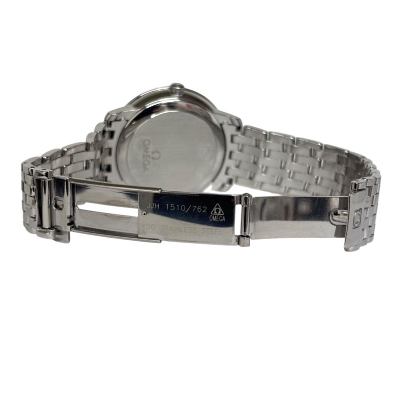 オメガ OMEGA デビルプレステージ コーアクシャル クロノメーター 424.10.37.20.01.001 ブラック SS メンズ 腕時計