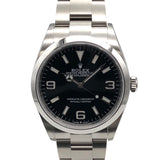 ロレックス ROLEX エクスプローラー36 ランダムシリアル 124270 ブラック SS メンズ 腕時計