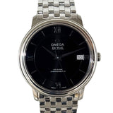 オメガ OMEGA デビルプレステージ コーアクシャル クロノメーター 424.10.37.20.01.001 ブラック SS メンズ 腕時計