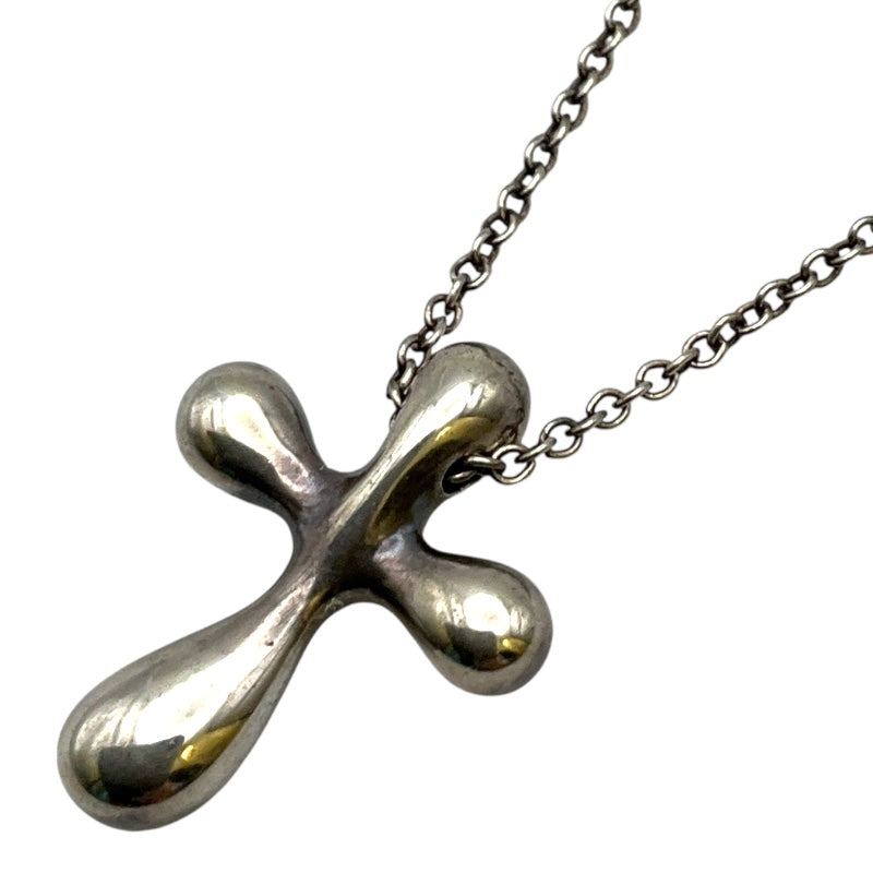 ティファニー TIFFANY＆CO ティドロップクロスネックレス シルバー SV925 ジュエリー