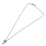 ティファニー TIFFANY＆CO ティドロップクロスネックレス シルバー SV925 ジュエリー