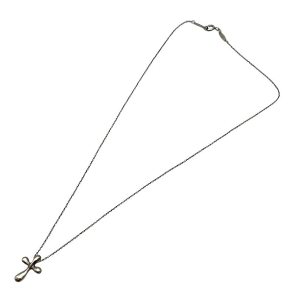 ティファニー TIFFANY＆CO ティドロップクロスネックレス シルバー SV925 ジュエリー