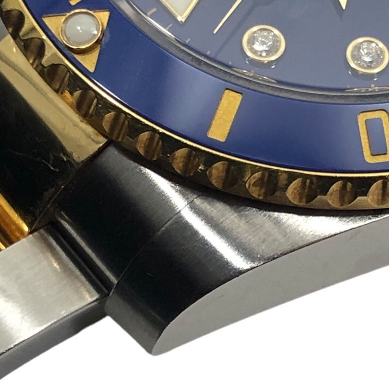 ロレックス ROLEX サブマリーナ― デイト V番 116613G LB ブルー SS/K18YG メンズ 腕時計