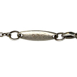 ティファニー TIFFANY＆CO ティドロップクロスネックレス シルバー SV925 ジュエリー