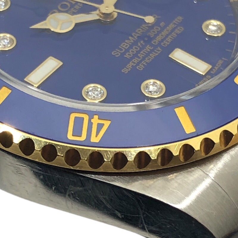 ロレックス ROLEX サブマリーナ― デイト V番 116613G LB ブルー SS/K18YG メンズ 腕時計