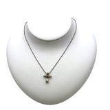 ティファニー TIFFANY＆CO ティドロップクロスネックレス シルバー SV925 ジュエリー