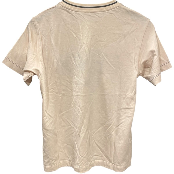 フェンディ FENDI ロゴ刺繍半袖Tシャツ FS7254 ピンク コットン レディース 半袖Ｔシャツ
