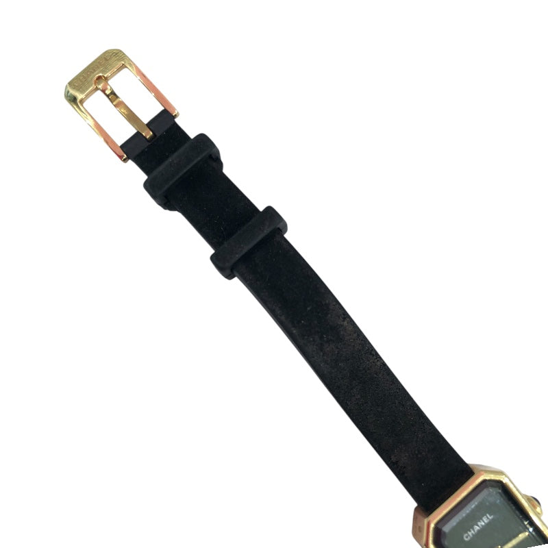 シャネル CHANEL プルミエール　ヴェルヴェット H6125 ブラック K18YG レディース 腕時計