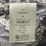 クリスチャン・ディオール Christian Dior x DENIM TEARS オブリーク半袖シャツ 193C545A5931 インディゴ シルク メンズ 半袖シャツ
