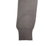 プラダ PRADA クールネック長袖ニットシャツ DNA641 ブラック コットン メンズ ニット